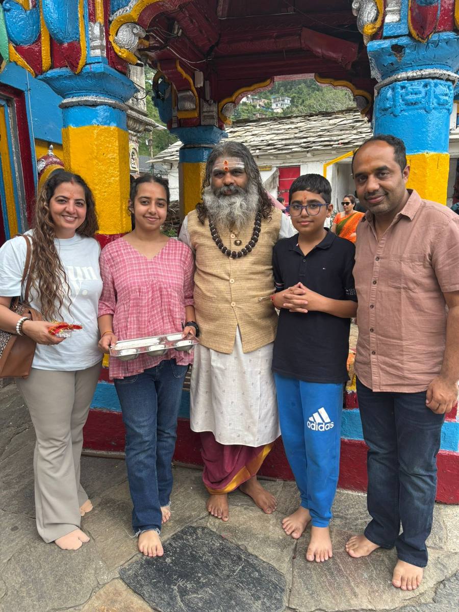 Exclusive satsang with the chief priest of Kedarnath ji