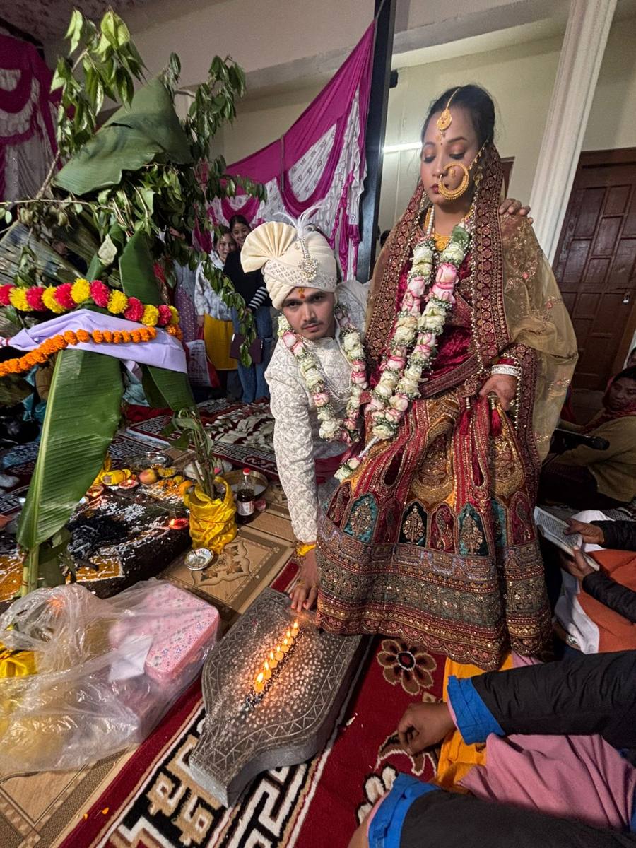 Six weddings hosted at Triyuginarayan Temple