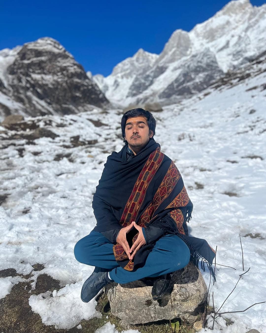 In the Yogic tradition, Mahadev is called Adi Yogi, which means he is the source of knowledge and freedom.  #kedarnath #shiva #uttarakhand #india #himalayas #hi